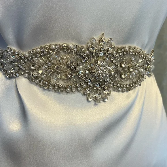 Allure Bridals | Accessories | Bridal Belt Silver With 